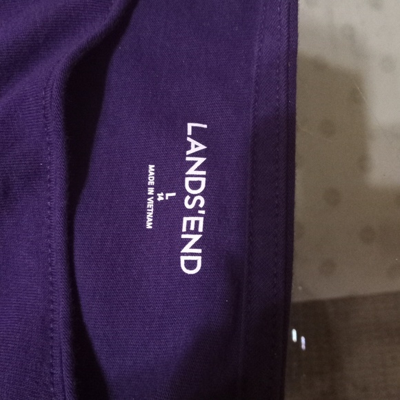 Cute Ginger cat long sleeve purple shirt - Picture 4 of 4